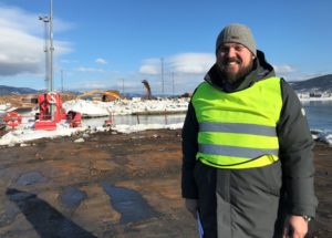 Ønsker tømmerhavn: Stig Hellerud, styreleder i Drammensregionens Virkesterminaler AS presenterte fem alternativer for fremtidig tømmerhavn i drammensregionen.