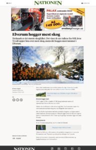 Hedmark er det største skogfylket. Det viser de nye tallene fra SSB, hvor Trysil topper lista over mest skog, mens det hogges mest tømmer i Elverum.