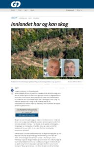 Av fylkesmann Knut Storberget og Kjell Joar Rognstad, avdelingsdirektør, skog- og trebruk
