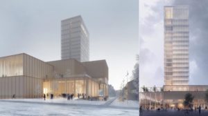 Med sine 20 etasjer blir Skellefteå kulturhus verdens høyeste trehus, målt i antall etasjer. Bygget skal stå klart i 2021.