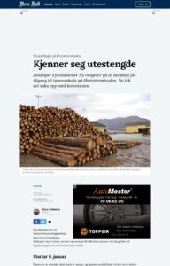 Selskapet Fjordtømmer AS reagerer på at dei ikkje får tilgang til tømmerkaia på Ørstaterminalen. No tek dei saka opp med kommunen.