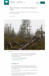 Norge har passert en milepæl innen skogvern. Med vern av 46 nye områder fredag, er fem prosent av skogarealet vernet.